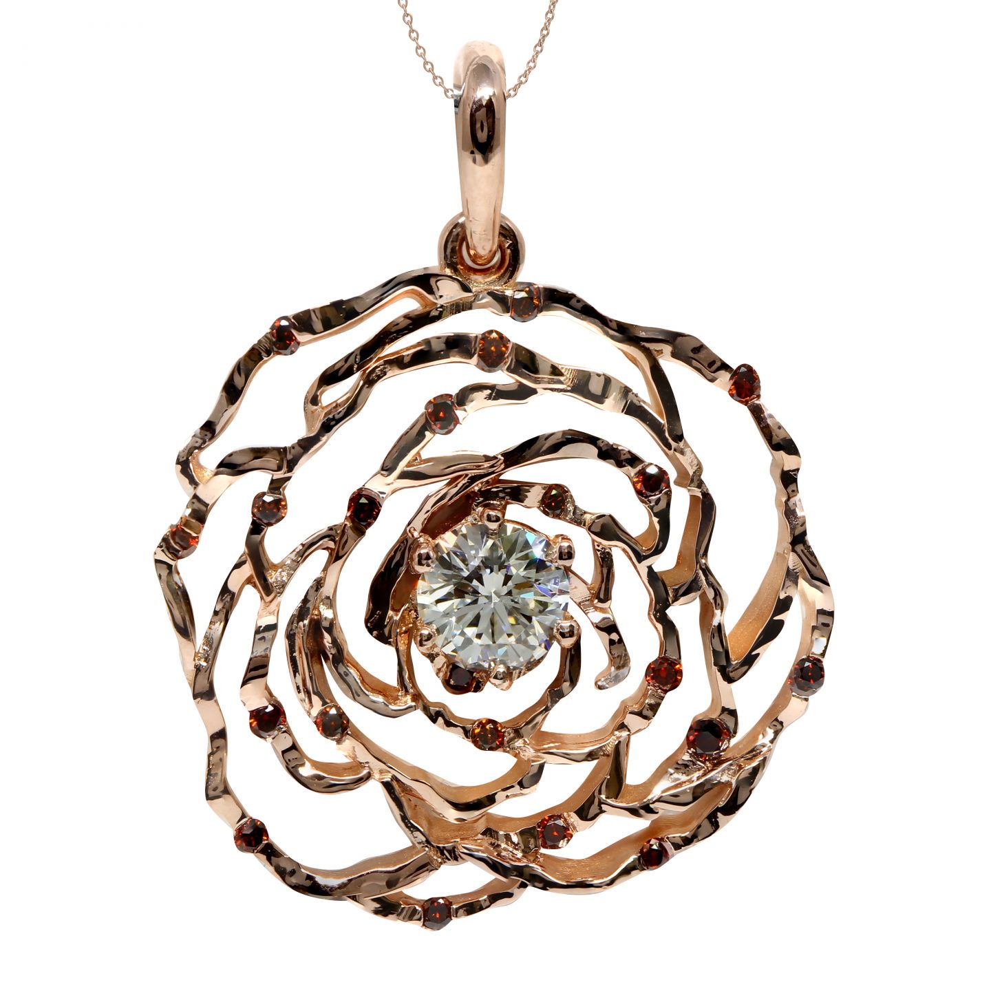 Custom design flower pendant
