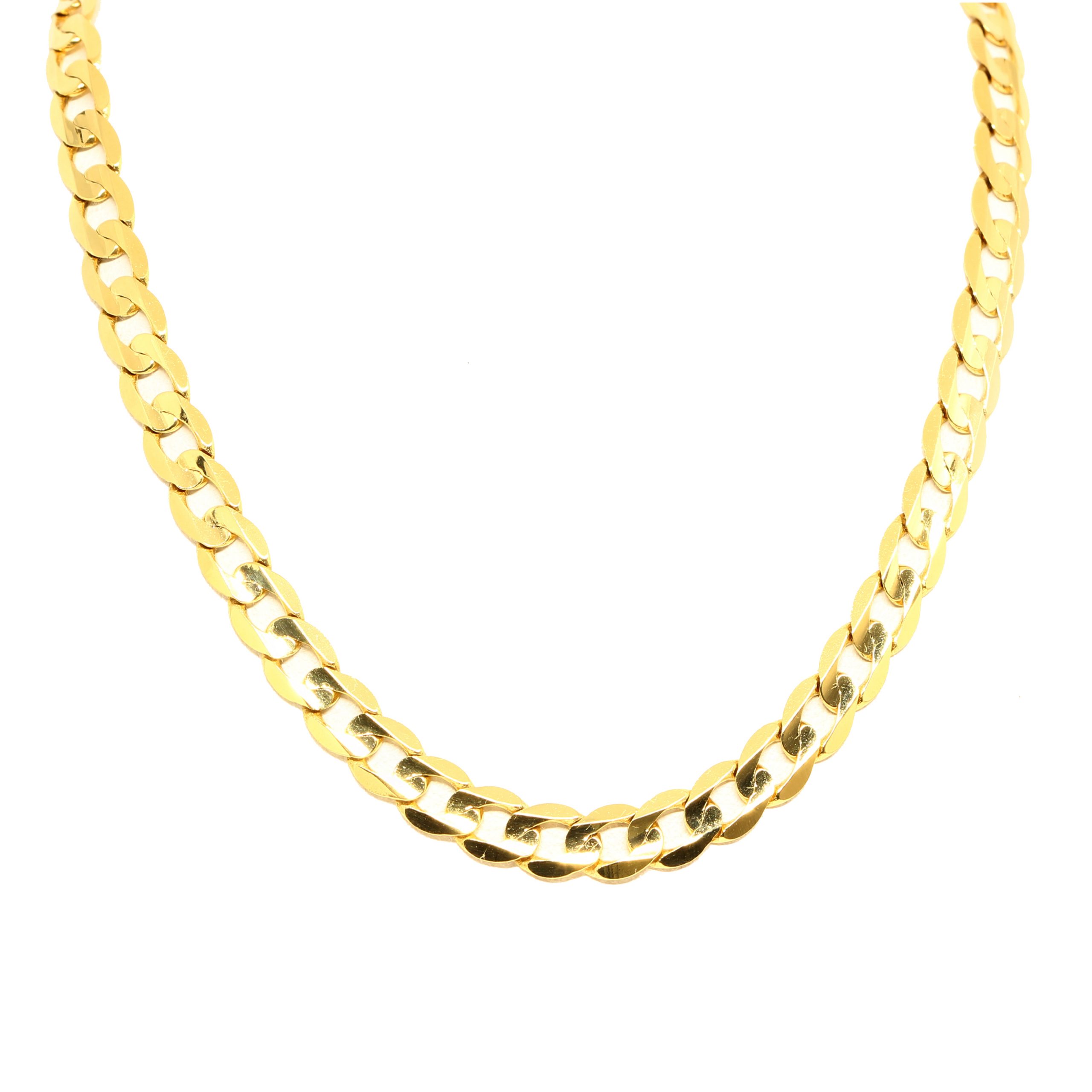 Miami Cuban Link 14K Chain 14MM, Real Solid Heavy Premium Gold Overlay  Jewelry Pendant Necklace 30 inch : Amazon.in: Fashion